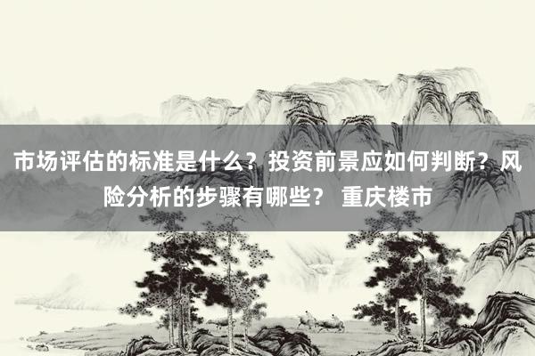 市场评估的标准是什么？投资前景应如何判断？风险分析的步骤有哪些？ 重庆楼市