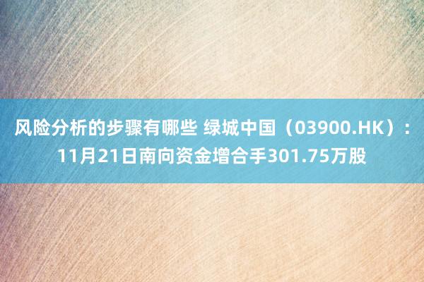 风险分析的步骤有哪些 绿城中国（03900.HK）：11月21日南向资金增合手301.75万股