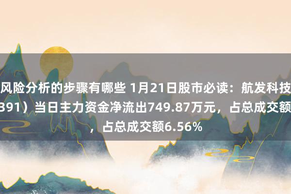 风险分析的步骤有哪些 1月21日股市必读：航发科技（600391）当日主力资金净流出749.87万元，占总成交额6.56%