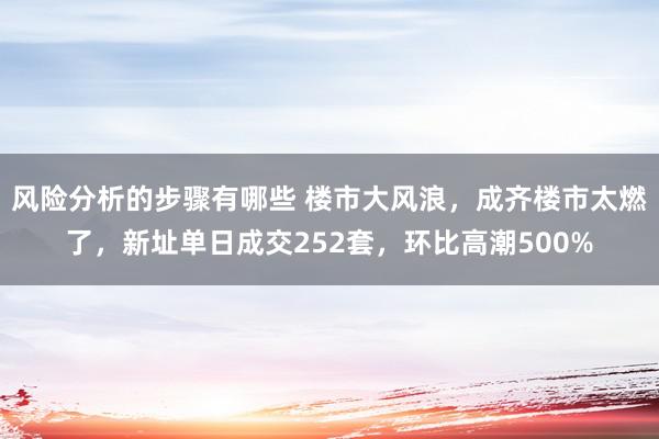 风险分析的步骤有哪些 楼市大风浪，成齐楼市太燃了，新址单日成交252套，环比高潮500%